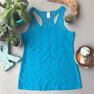 Lace Razor Back Tank 🧚🏼‍♂️